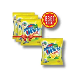 Lemon White Deteregent Powder 500g - Buy 3 Get 1