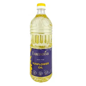 Lumora 100% Pure Sunflower Oil 1000ml – Premium Cooking Oil (Made in Ukraine)