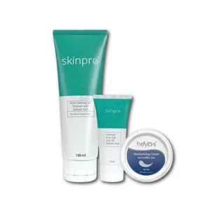 Acne Combo: Skinpro Acne Clearing Cleanser 100ml + Ultimate Acne Gel 15ml + Freyias Moisturizing Cream 50ml