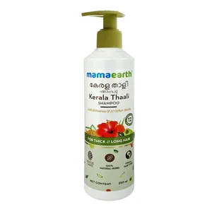 MAMAEARTH Kerala Thaali Shampoo with Hibiscus & 11 Other Herbs for Thick & Long Hair 250ml
