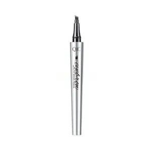 QIC Eyebrow Pencil with 4 Tip Brow Pen - 03 Red Brown