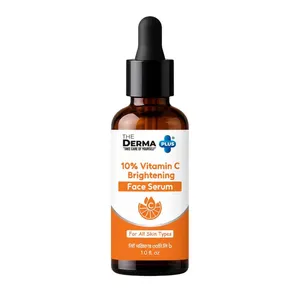 The Derma Plus 10% Vitamin C Brightening Face Serum for All Skin Types 30ml
