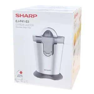 Sharp EJ-P41-S3 Citrus Juicer – 100W Electric, Stainless Steel Body & Filter