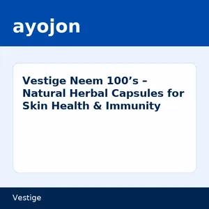 Vestige Neem 100’s – Natural Herbal Capsules for Skin Health & Immunity (Box of 100)