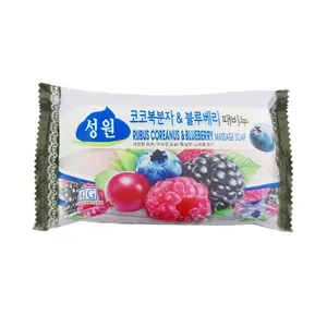 Sungwon Cosmetics Rubus Coreanus & Blueberry Massage Soap 150g