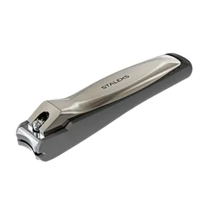 STALEKS Beauty & Care 20 Nail Clipper with Container – Stainless Steel Nail Trimmer (KBC-20)
