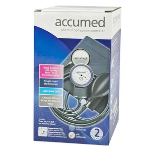 Accumed Aneroid Sphygmomanometer with Stethoscope Set (KJ-106) – Professional Manual Blood Pressure Monitor