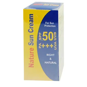 Nature Sun Cream 70g – SPF 50+++ Broad Spectrum UVA/UVB Protection Water Resistant Sunscreen