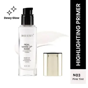 Swiss Beauty Real Makeup Base Highlighting Primer - N03 PinkTint 32ml