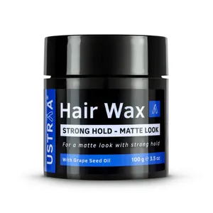 Ustraa Hair Wax Strong Hold for Matte Look with Grape Seed Oil 100g