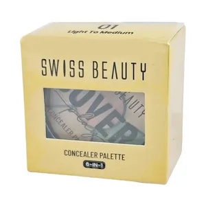 Swiss Beauty Cover Play 6 in 1 Concealer Palette - 01 Light To Medium