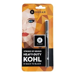 Sugar Cosmetics Stroke Of Genius Heavy-Duty Kohl 01 Back To Black