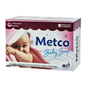 Metco Baby Soap 75g – With Aloe Butter, Shea Butter, Olive Oil & Vitamin E