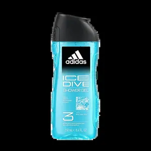 Adidas Ice Dive Cool & Aquatic 3-in-1 Shower Gel 250ml (Official)