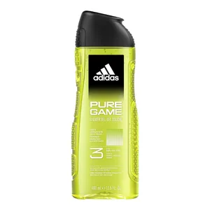 Adidas Pure Game Deep & Aromatic 3 In 1 for Body, Hair, Face Shower Gel 400ml (Official)