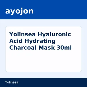 Yolinsea Hyaluronic Acid Hydrating Charcoal Mask 30ml