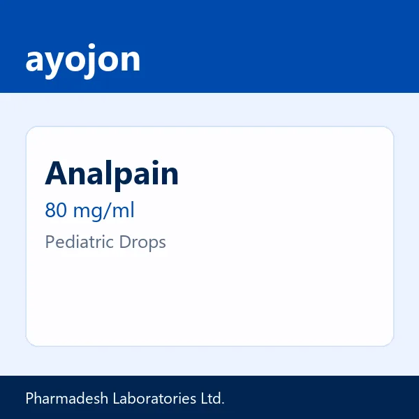 Analpain 80 mg/ml Pediatric Drops