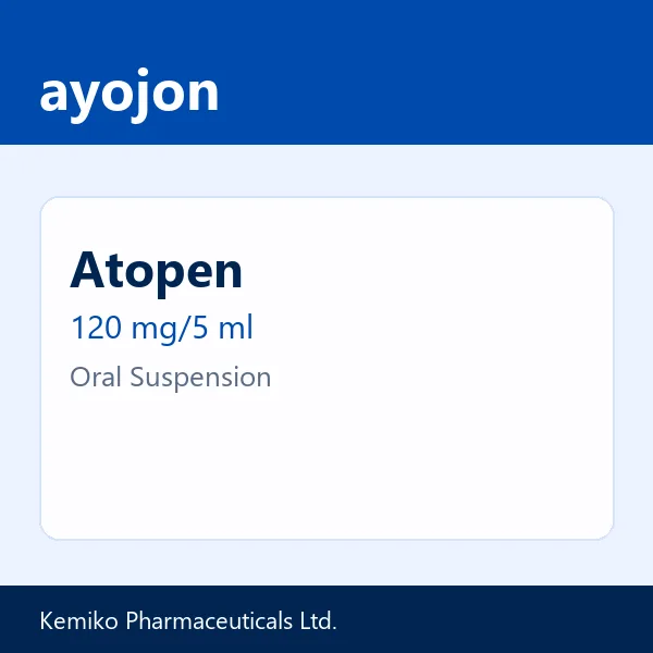Atopen 120 mg/5 ml Oral Suspension