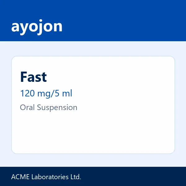 Fast 120 mg/5 ml Oral Suspension