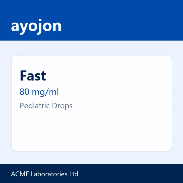 Fast 80 mg/ml Pediatric Drops