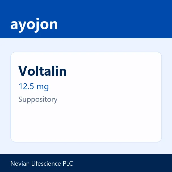 Voltalin 12.5 mg Suppository