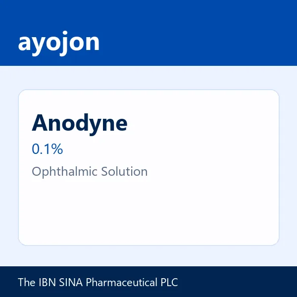 Anodyne 0.1% Ophthalmic Solution