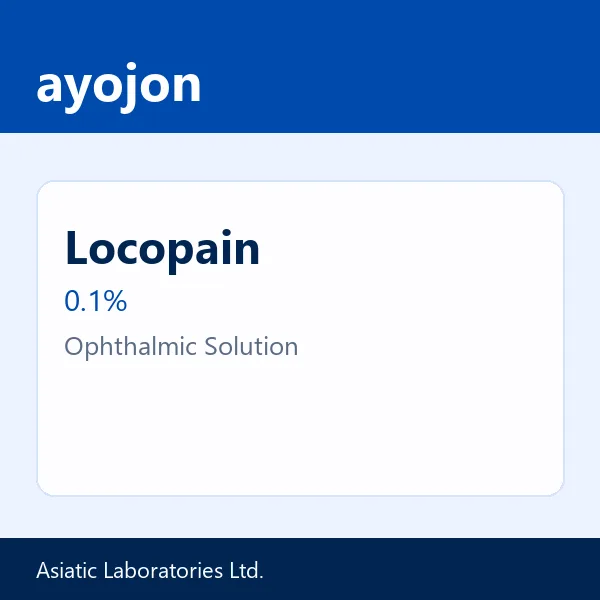 Locopain 0.1% Ophthalmic Solution