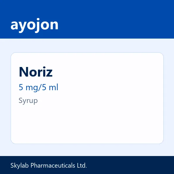 Noriz 5 mg/5 ml Syrup