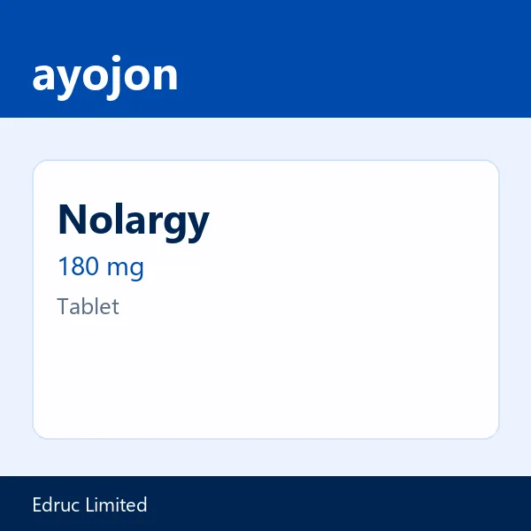 Nolargy 180 mg Tablet