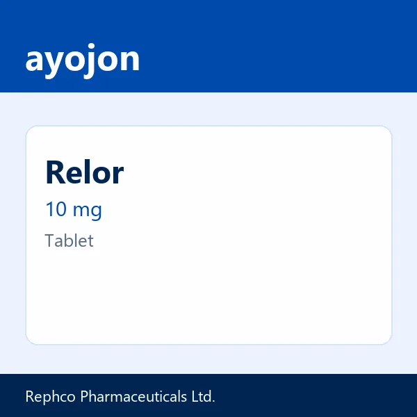 Relor 10 mg Tablet