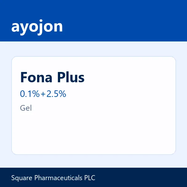 Fona Plus 0.1%+2.5% Gel