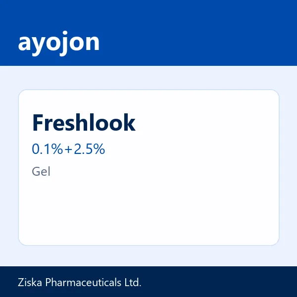 Freshlook 0.1%+2.5% Gel