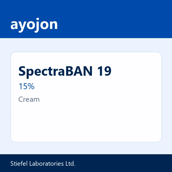 SpectraBAN 19 15% Cream