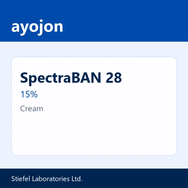 SpectraBAN 28 15% Cream