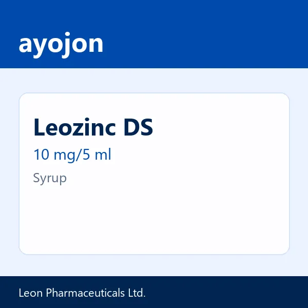 Leozinc DS 10 mg/5 ml Syrup
