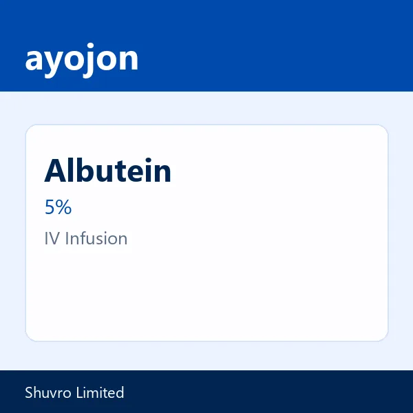 Albutein 5% IV Infusion