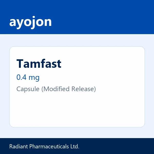 Tamfast 0.4 mg Capsule (Modified Release)