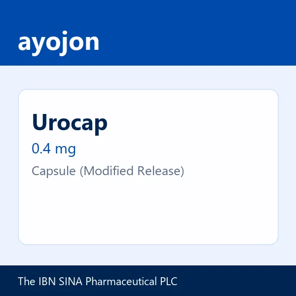 Urocap 0.4 mg Capsule (Modified Release)
