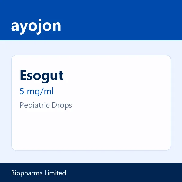 Esogut 5 mg/ml Pediatric Drops