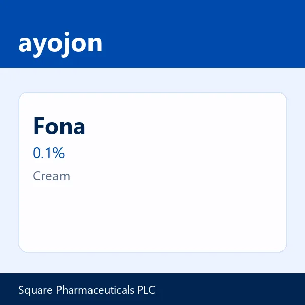 Fona 0.1% Cream
