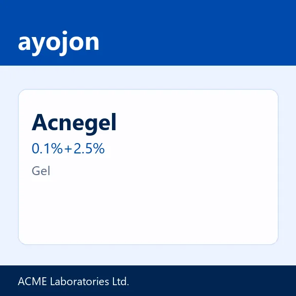 Acnegel 0.1%+2.5% Gel