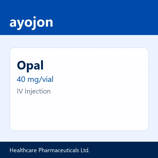 Opal 40 mg/vial IV Injection