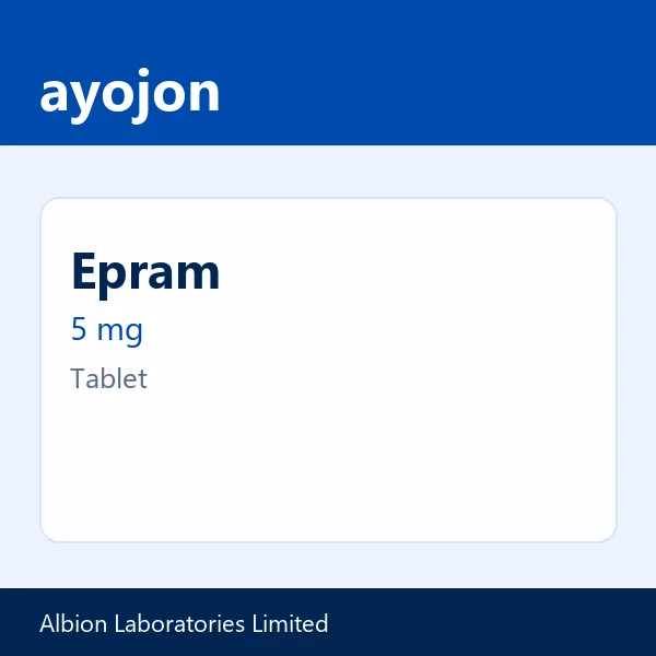 Epram 5 mg Tablet