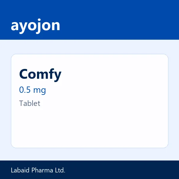 Comfy 0.5 mg Tablet