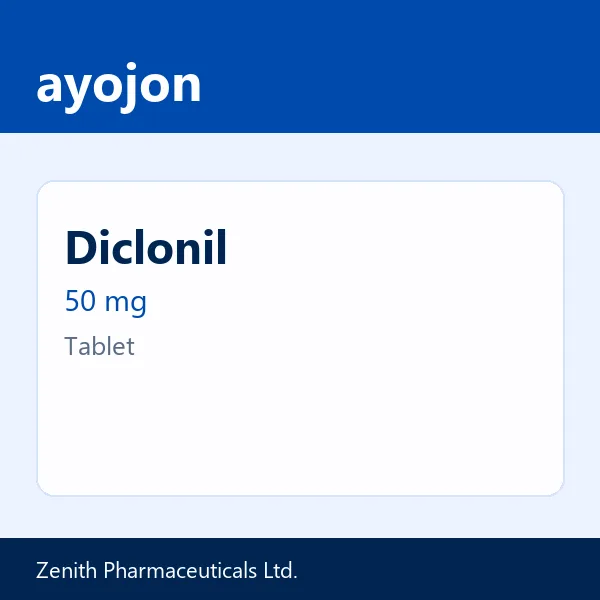 Diclonil 50 mg Tablet