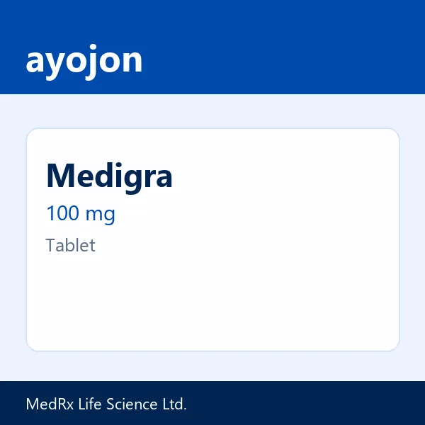 Medigra 100 mg Tablet