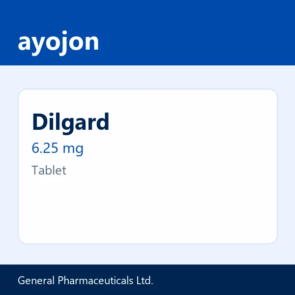 Dilgard 6.25 mg Tablet