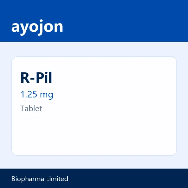 R-Pil 1.25 mg Tablet