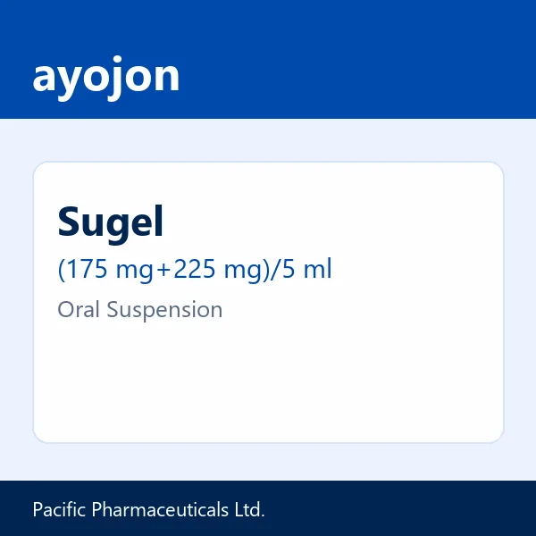 Sugel (175 mg+225 mg)/5 ml Oral Suspension