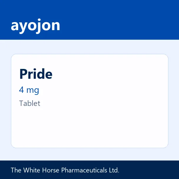Pride 4 mg Tablet